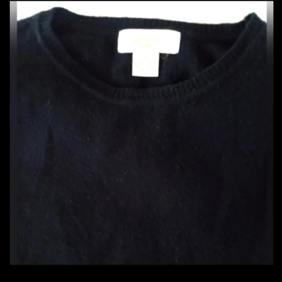 PECK & PECK 100% Cashmere 2 Ply Black Pullover Sweater | S - Picture 4 of 6